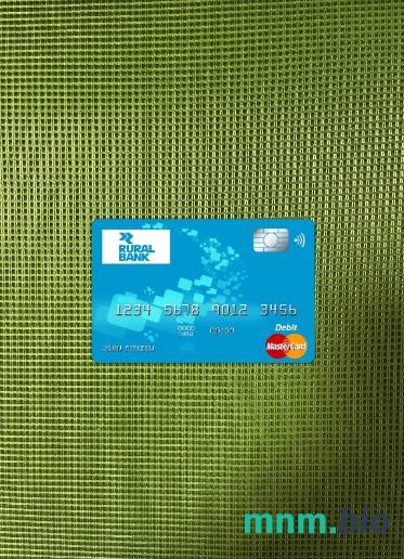 Australia Rural bank wygląd zdjęcia mastercard skan PSD + zdjęcie